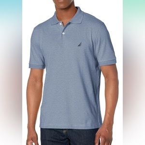 Nautica Men's Short Sleeve Classic‎ Fit Pique Polo